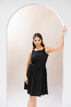 Midnight Grace Flare Dress