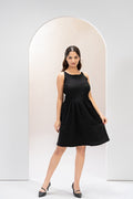 Midnight Grace Flare Dress