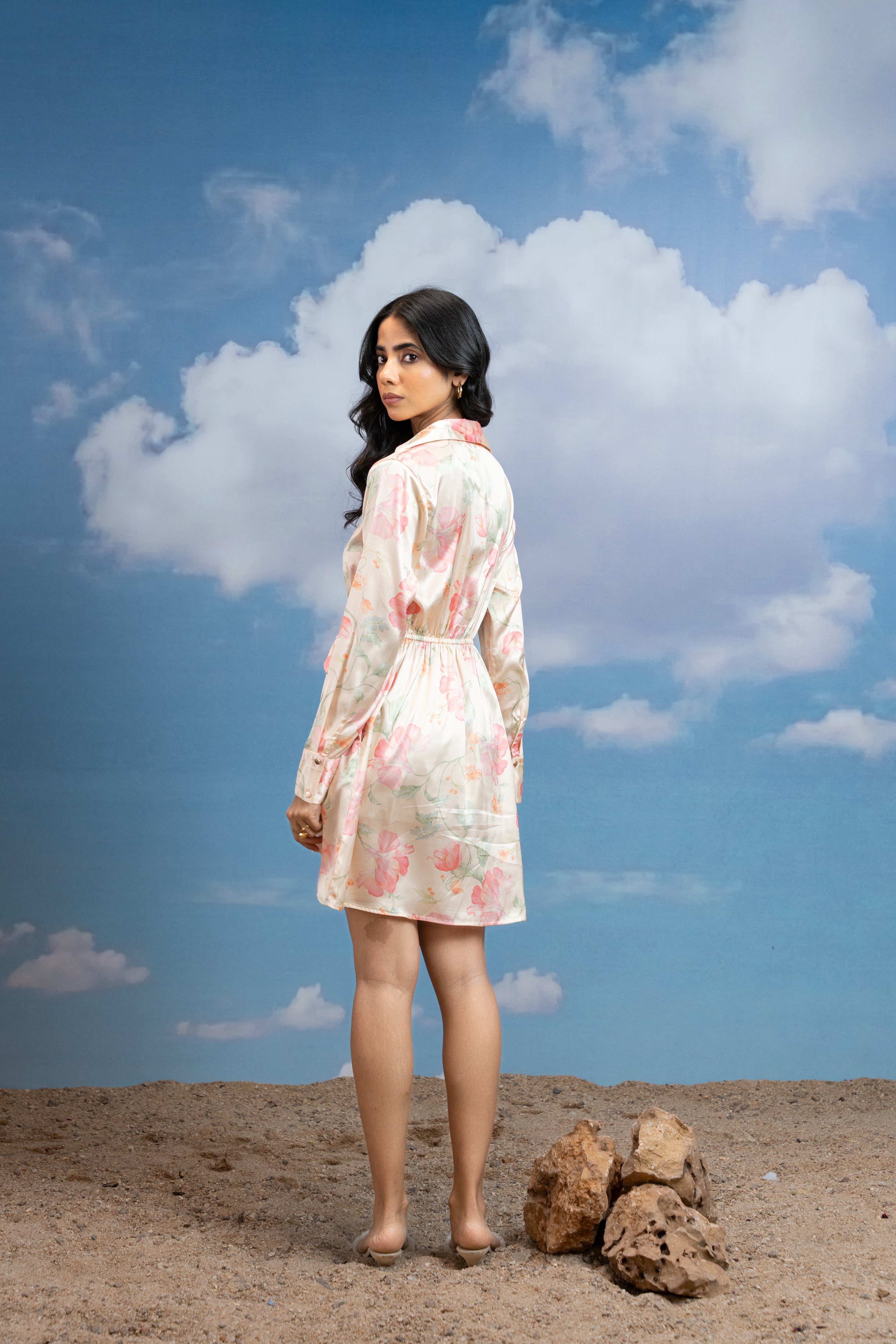 Blush Whisper Wrap Dress