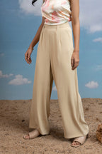 Ivory Poise Straight Pants