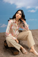 Blush Meadow Button-Down Shirt