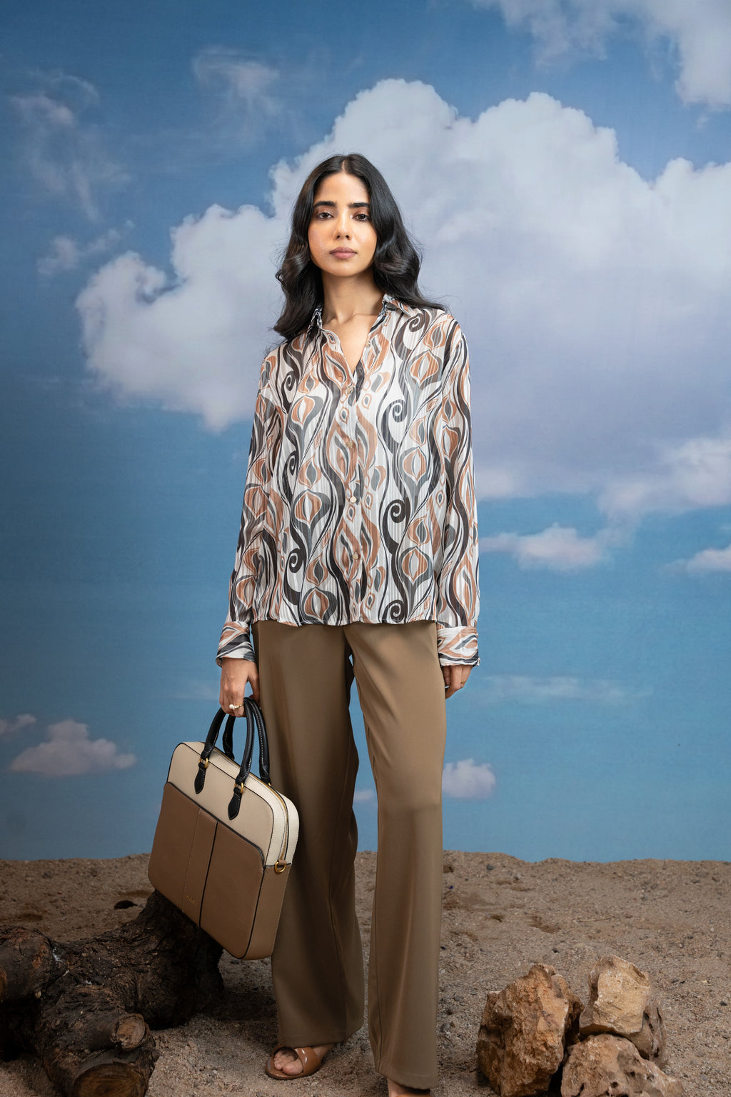 Ivory Whisper Sheer Shirt