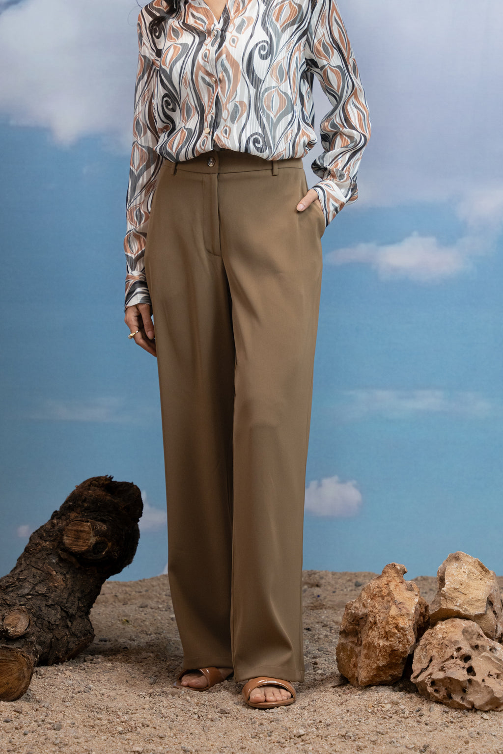 Mocha Muse Straight Pants