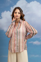 Sunset Drift Stripe Shirt