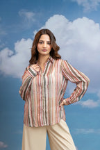 Sunset Drift Stripe Shirt