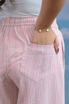 Blush Haven Striped Pyjama