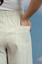Sage Breeze Striped Pyjama