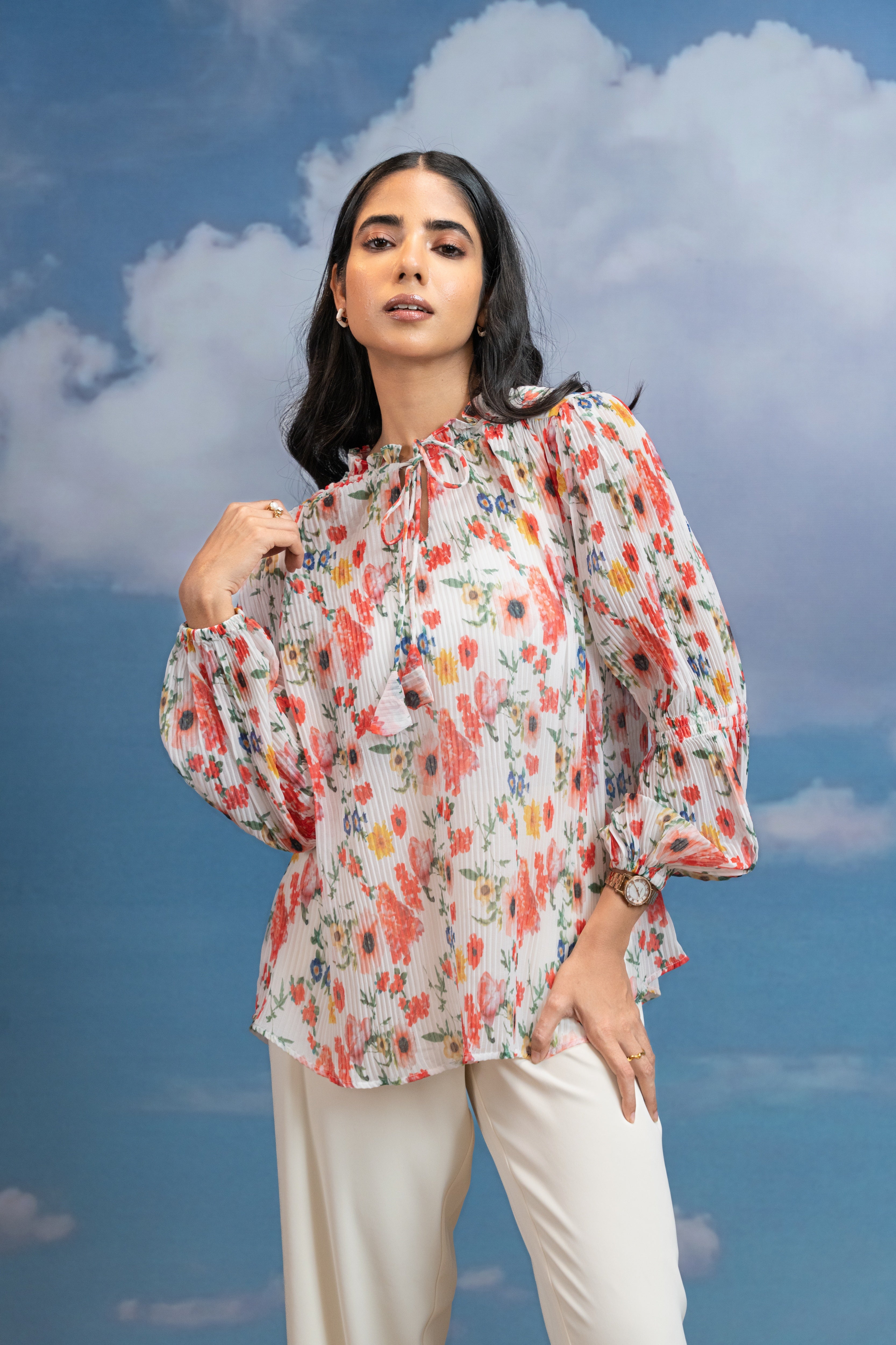 Emerald Whim Knot Top