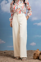 Vanilla Veil Straight Pants