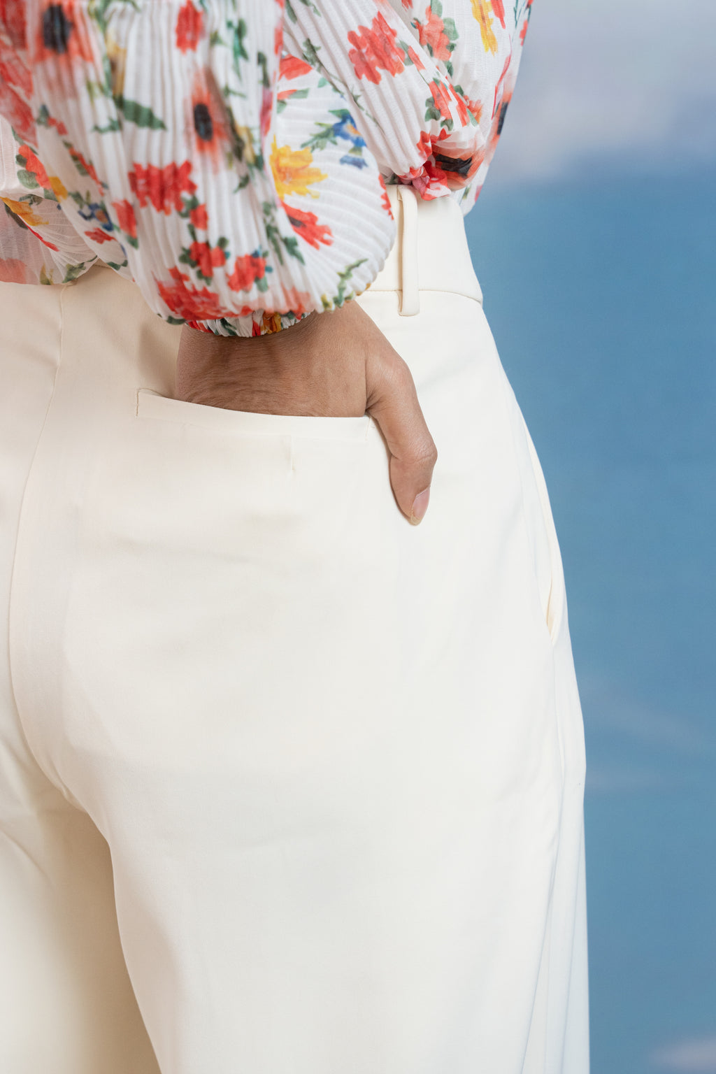 Vanilla Veil Straight Pants