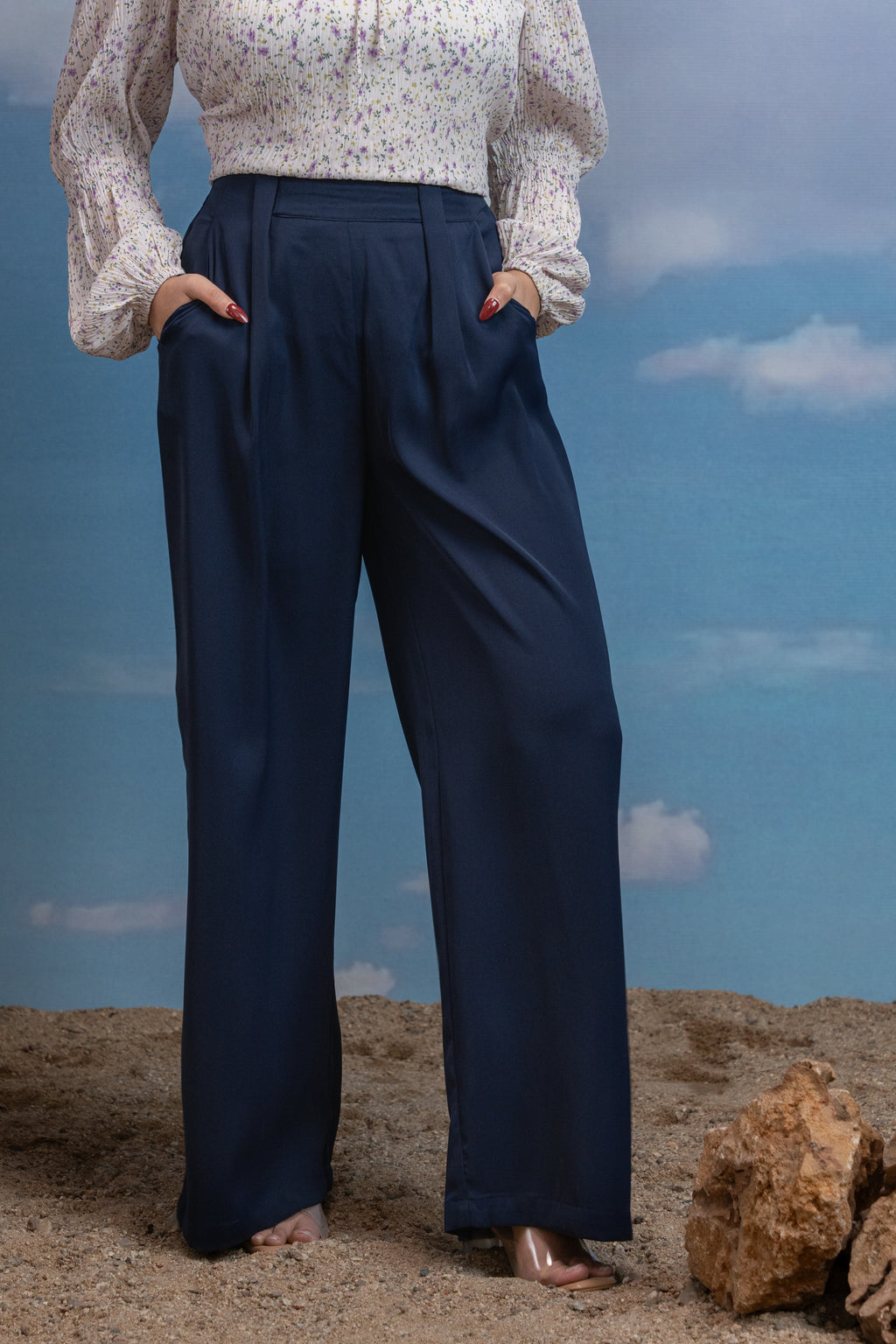 Midnight Aura Straight Pants