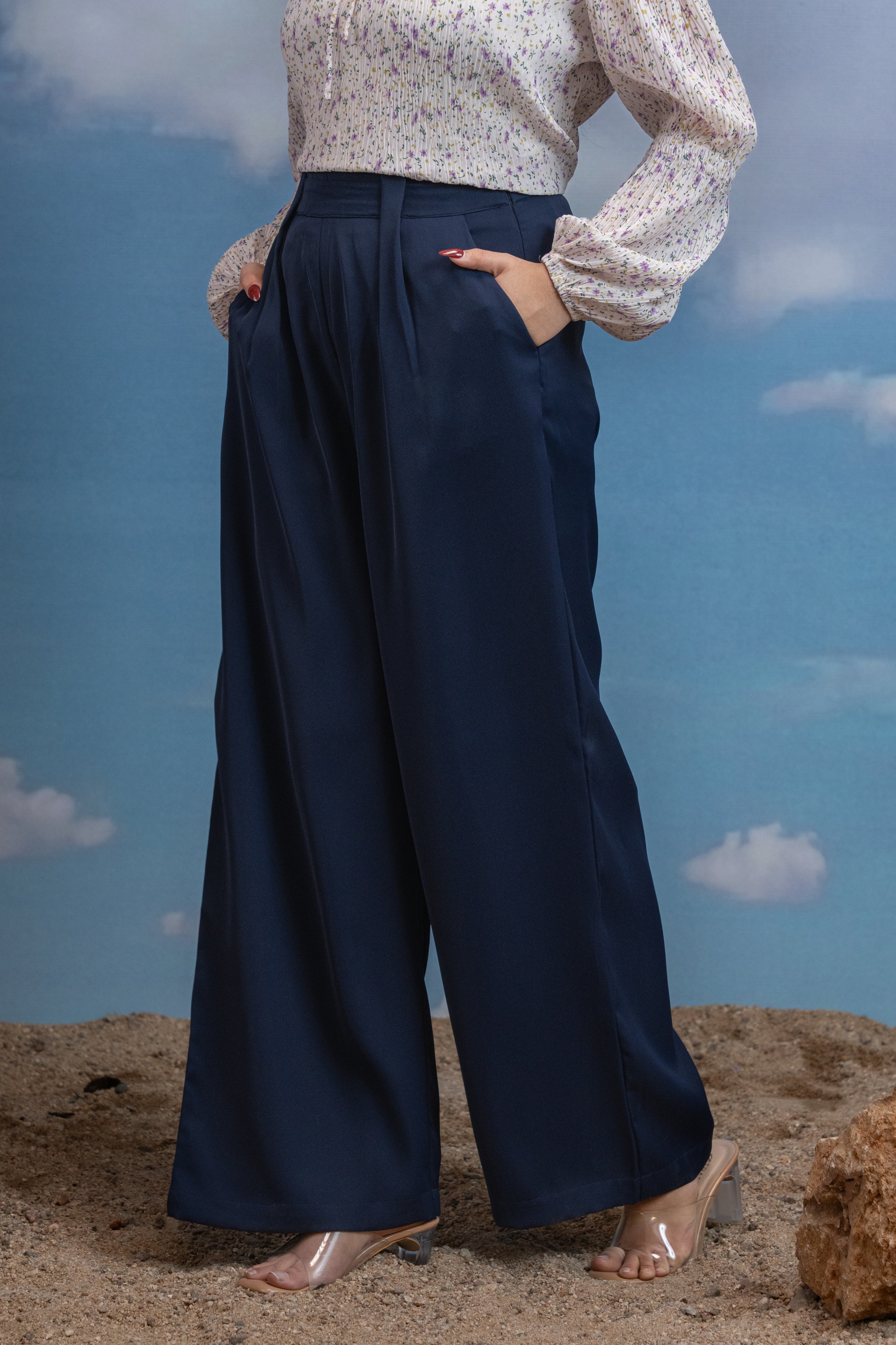 Midnight Aura Straight Pants