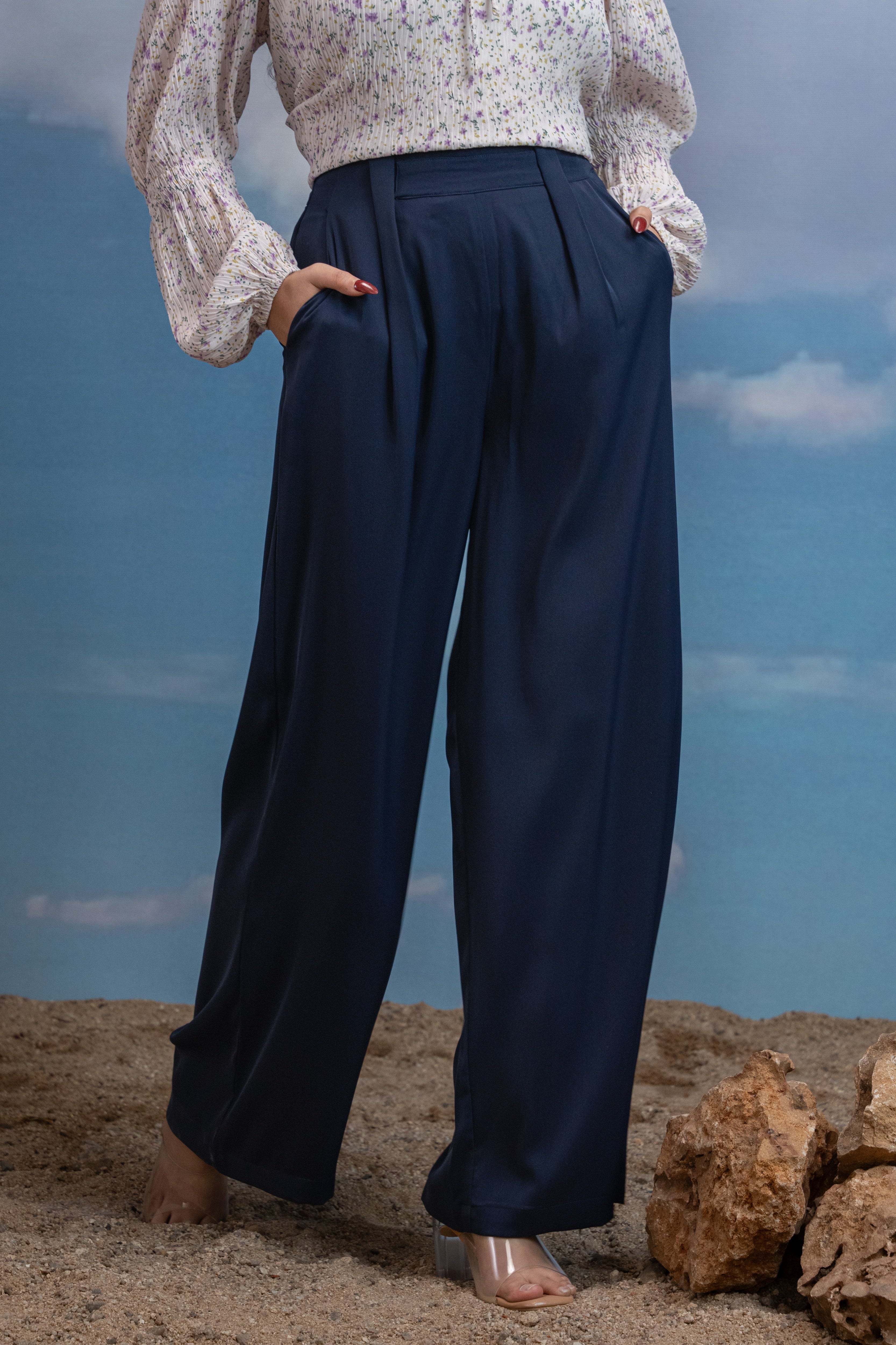 Midnight Aura Straight Pants