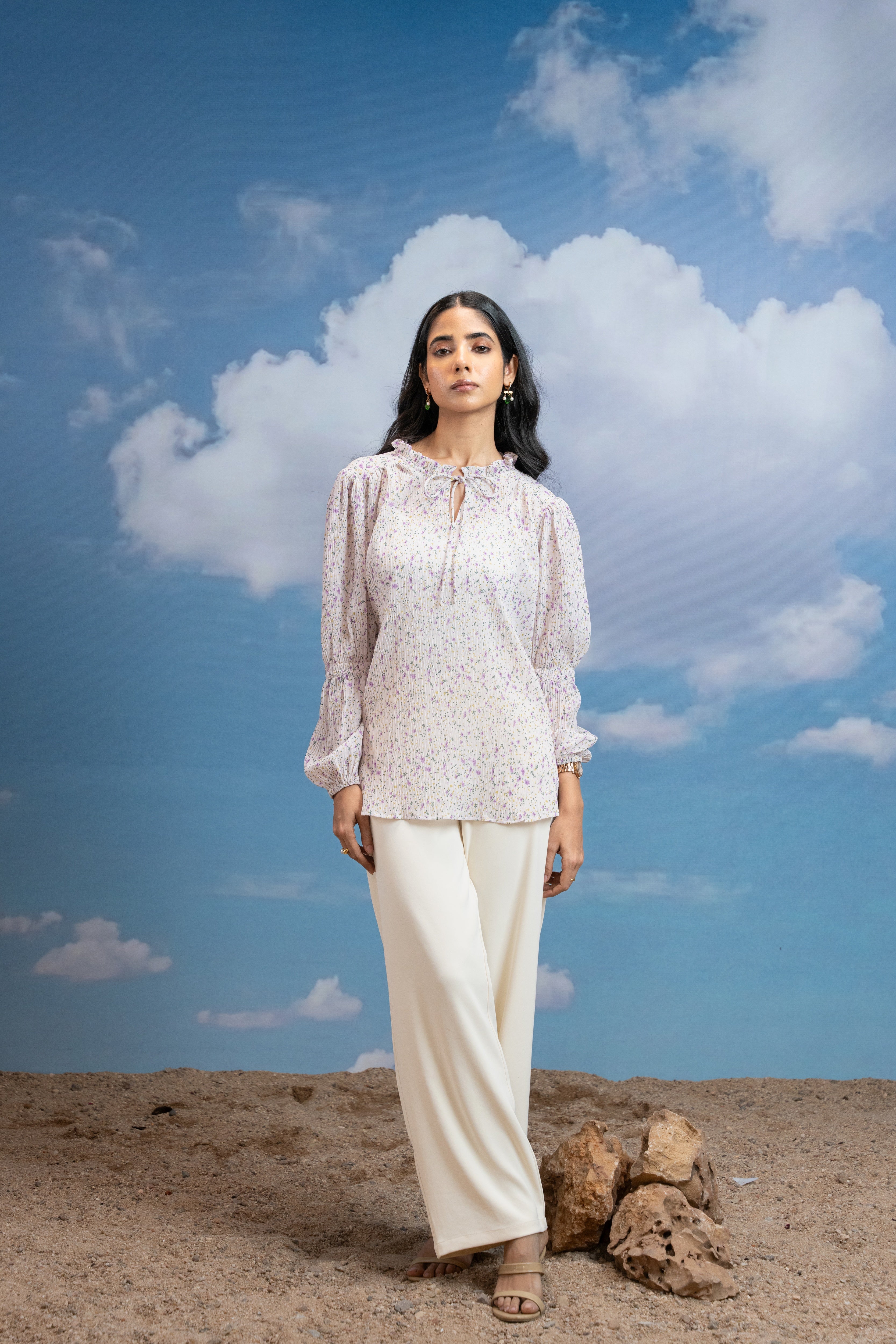 Ivory Garden Top