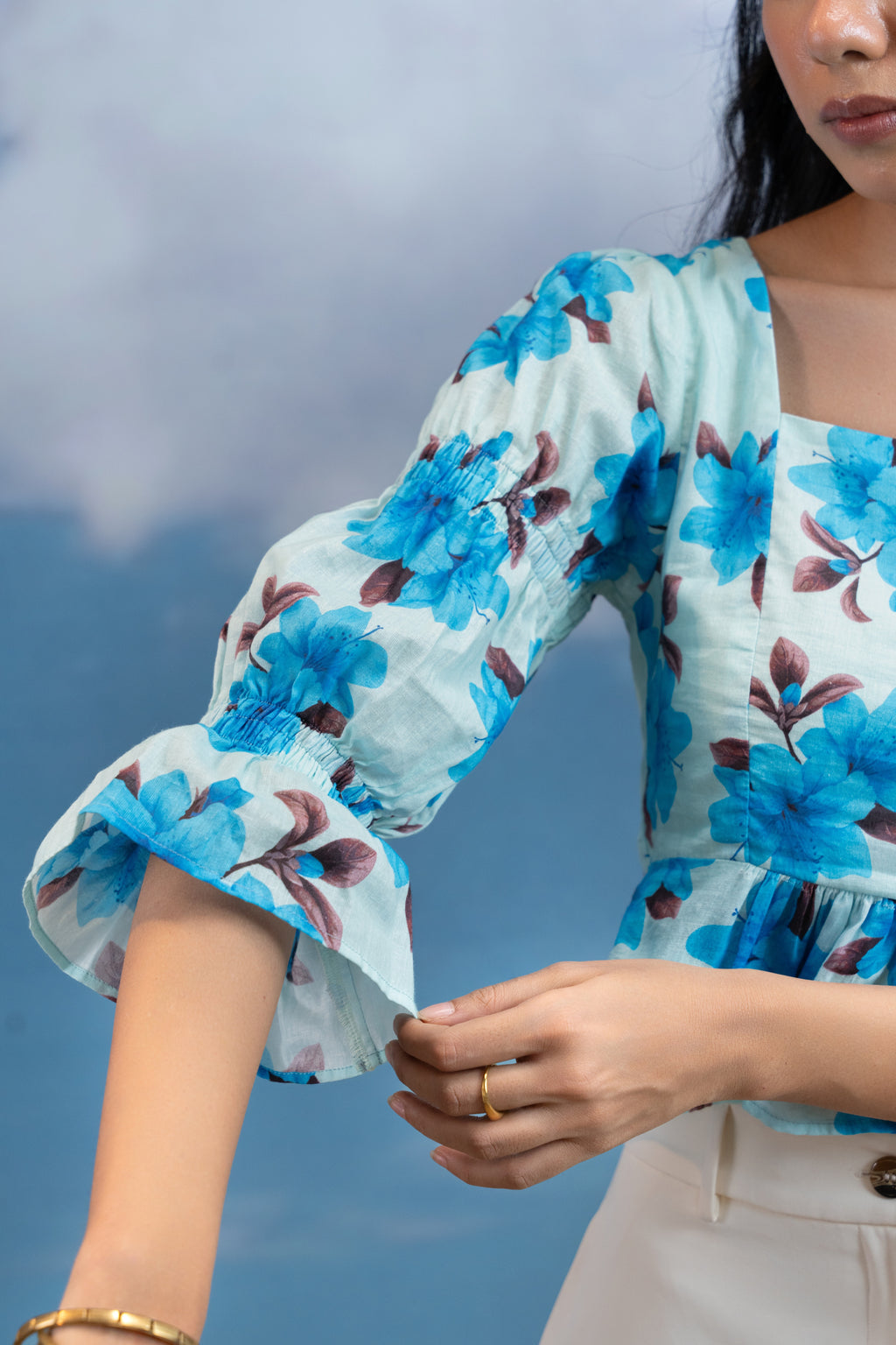 Bluebell Square Muse Top