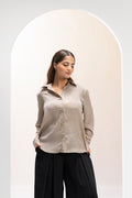 Champagne Petal Foil Shirt