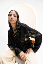 Midnight Garden Foil Shirt