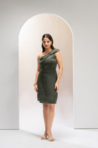 Olive Allure Mini Dress