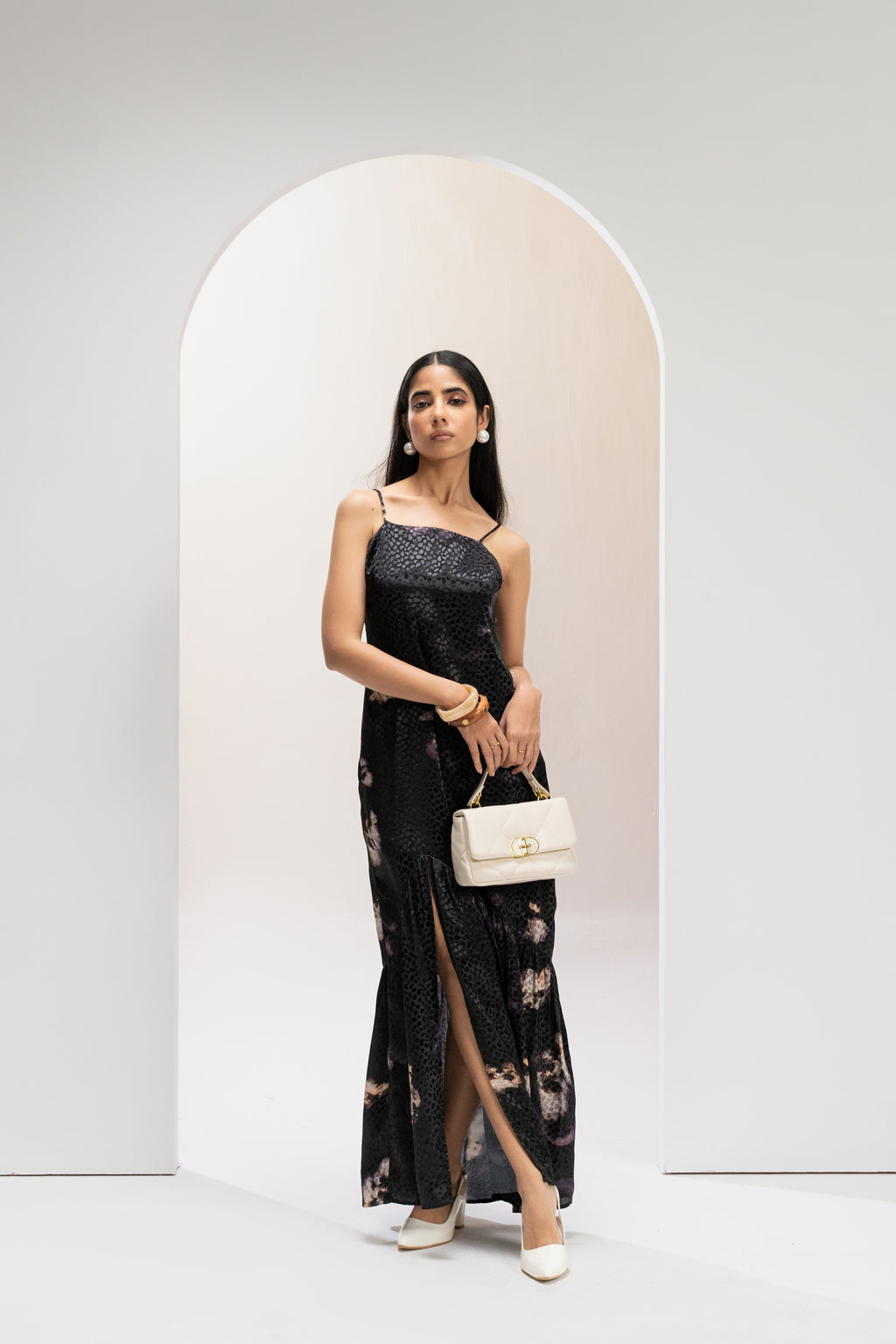 Noir Eclipse Bodycon Dress