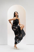 Noir Eclipse Bodycon Dress