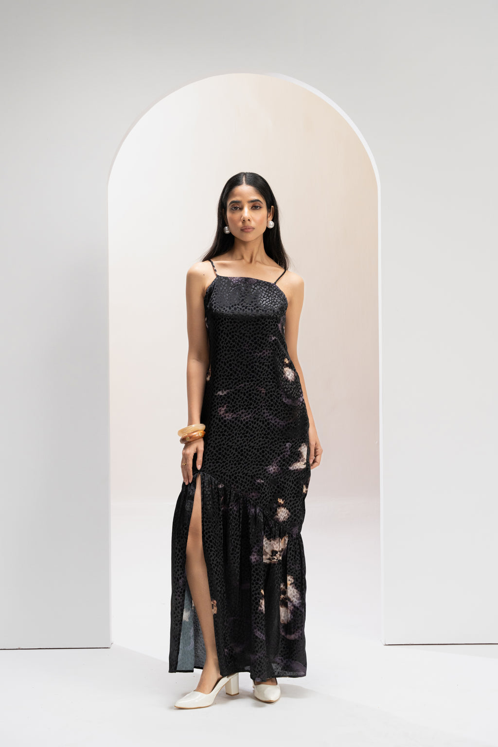 Noir Eclipse Bodycon Dress