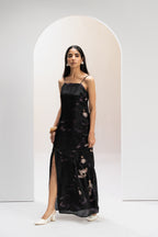 Noir Eclipse Bodycon Dress