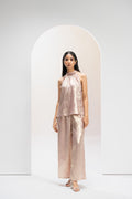 Blush Halter Whisper Co ord Set