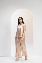 Blush Halter Whisper Co ord Set