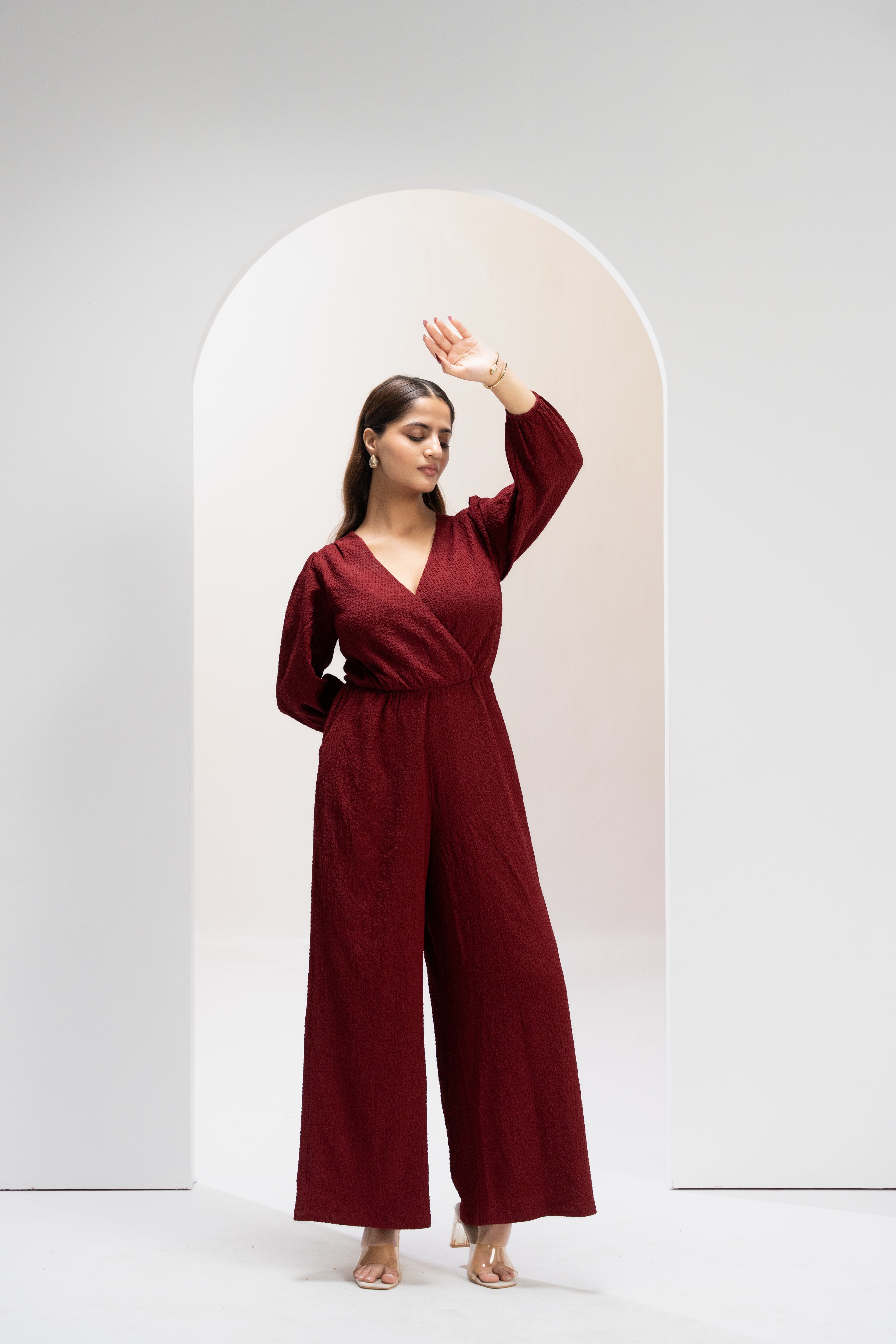 Velvet Ember Jumpsuit
