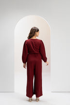 Velvet Ember Jumpsuit