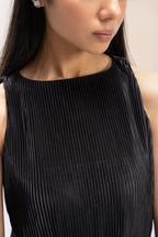 Midnight Pleated Co-ord Set