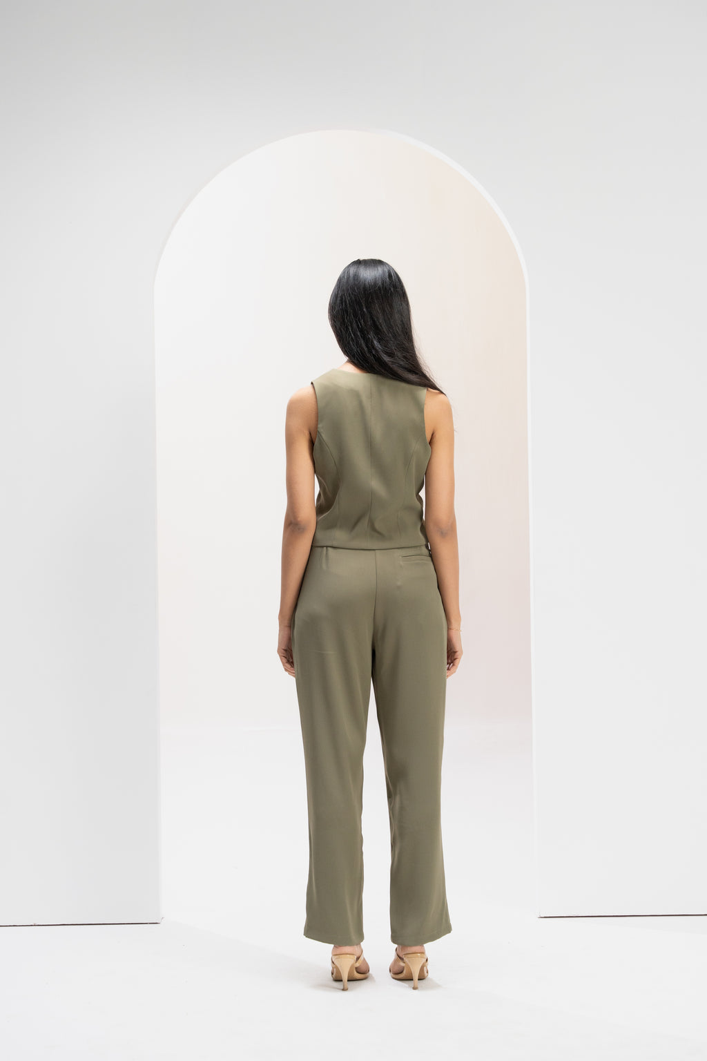 Olive Urban Edge Pant Co ord Set