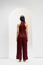 Ruby Jacquard Statement Co ord Set