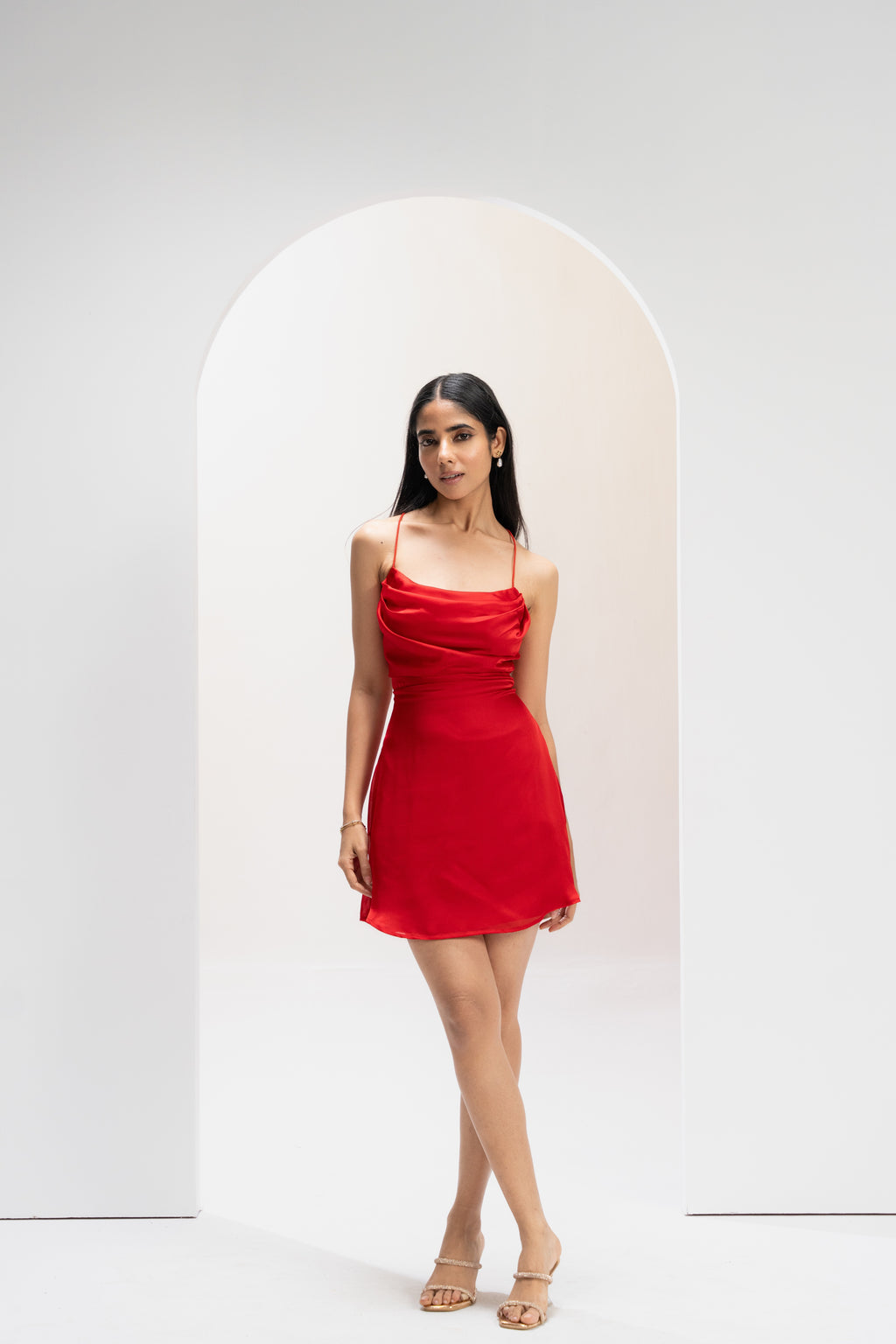 Scarlet Edge Mini Dress