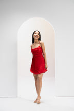 Scarlet Edge Mini Dress